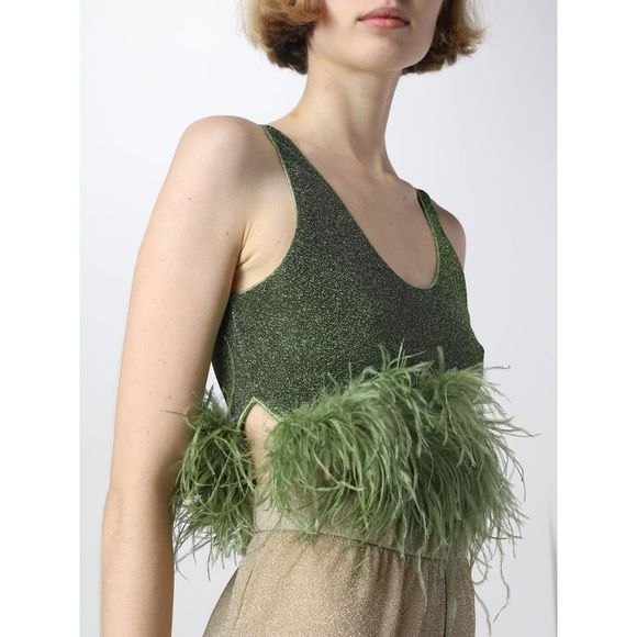 Oseree Top Woman Green - Picture 3 of 3